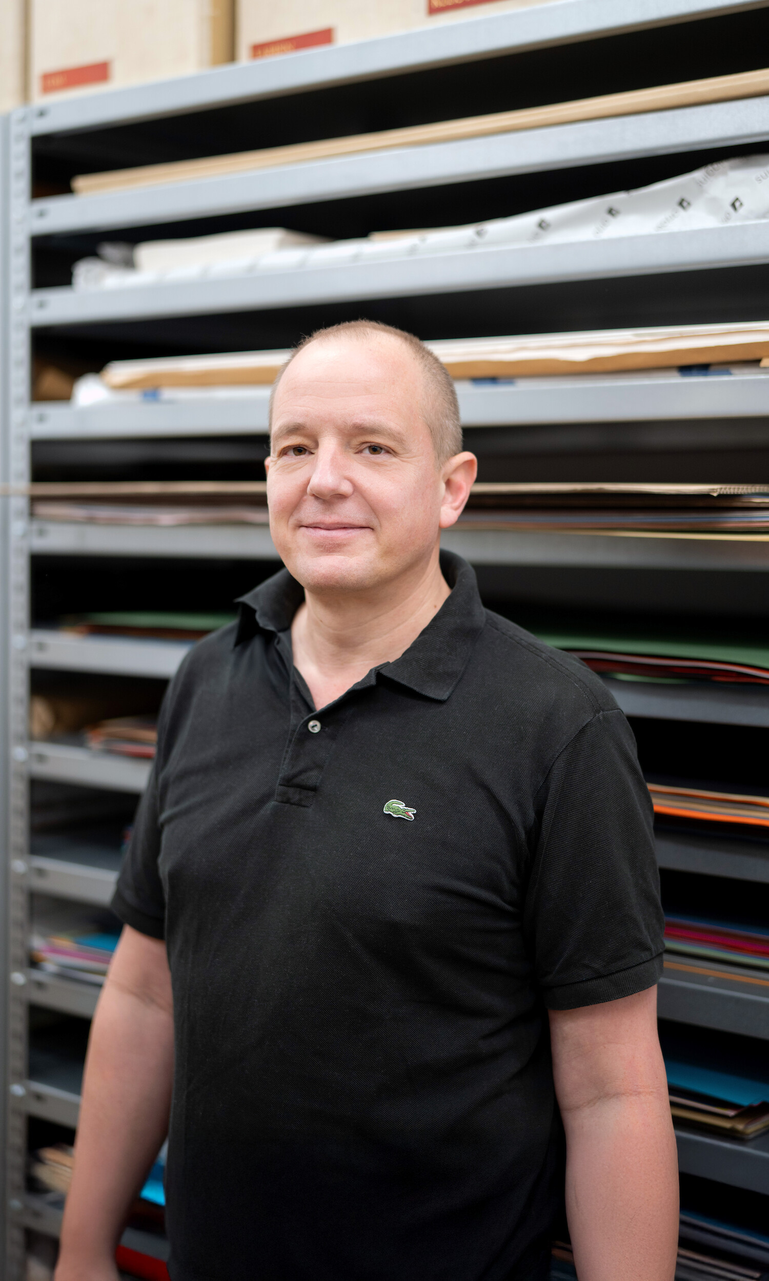 Foto von Ralf de Jong, Professor of Typography Kommunikationsdesign Folkwang