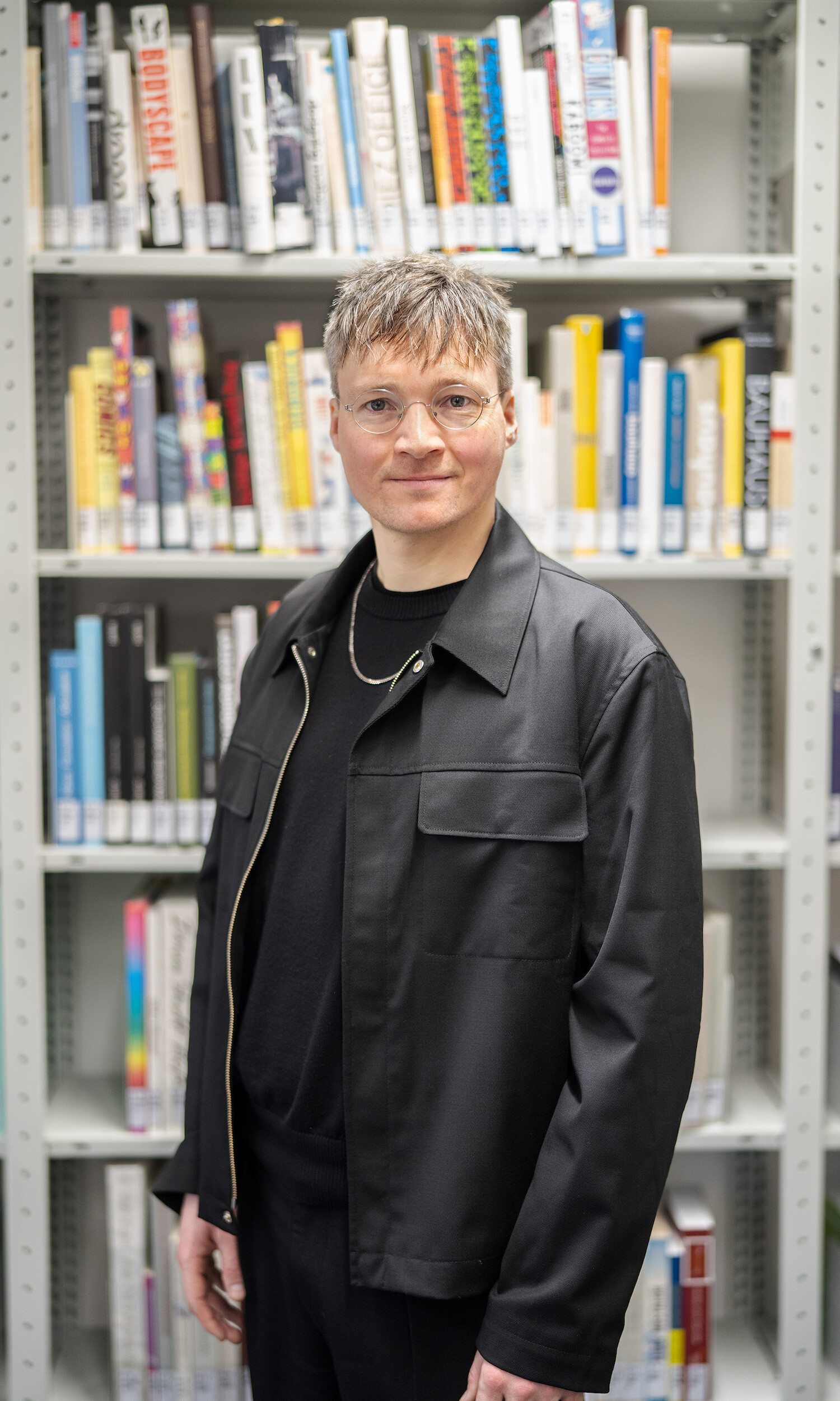 Foto von Dr. Kim Albrecht, Professor of Information Design Kommunikationsdesign Folkwang