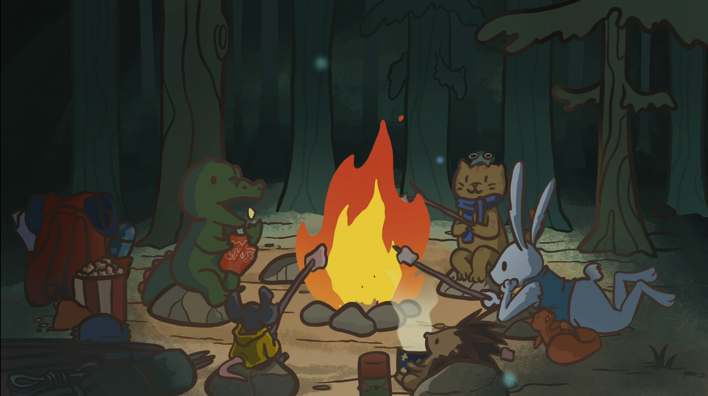 Impression aus "Lagerfeuer" von Charlotte Wiegand