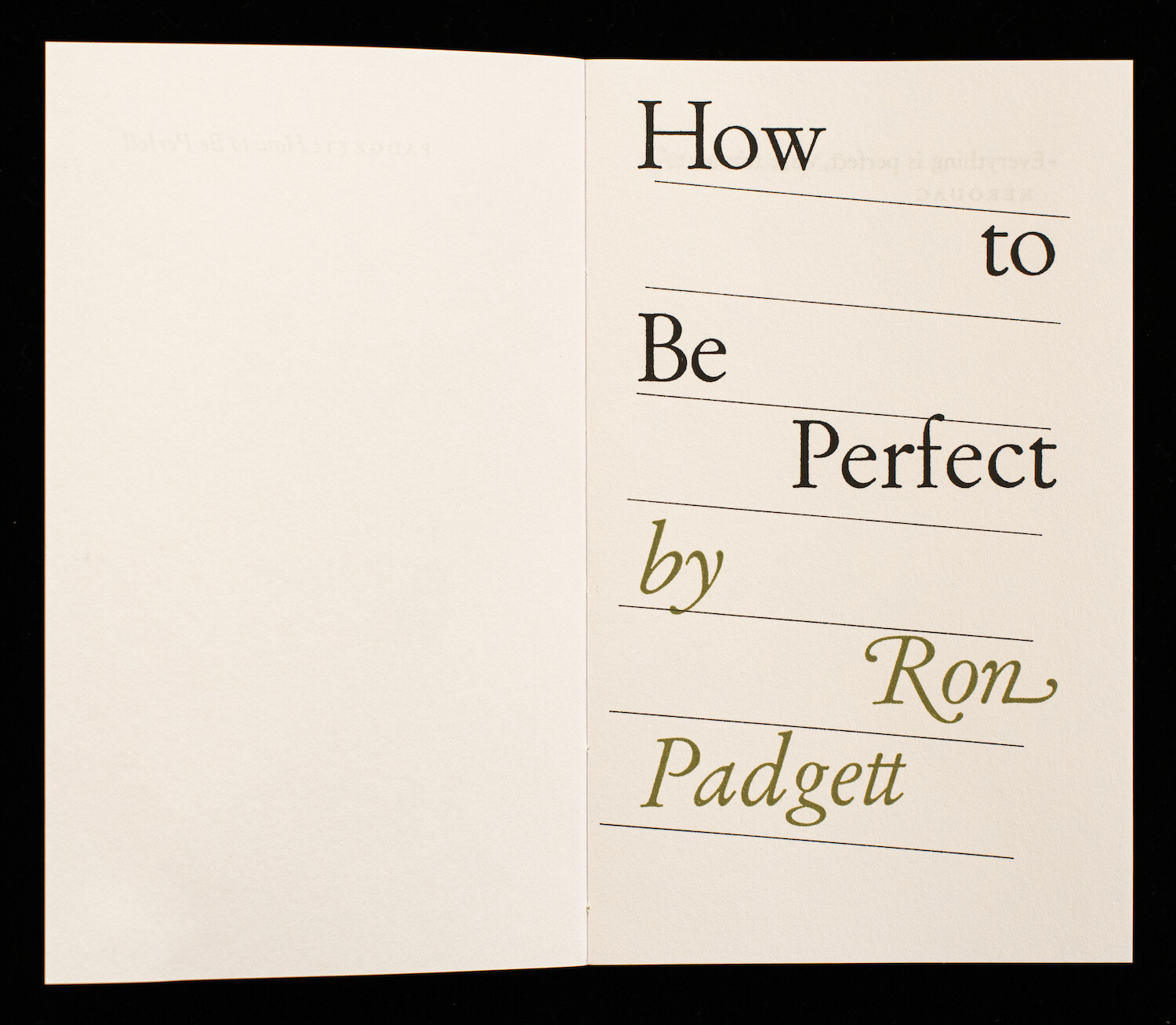 Bildname: kd-how_to_be_perfect-av77j2