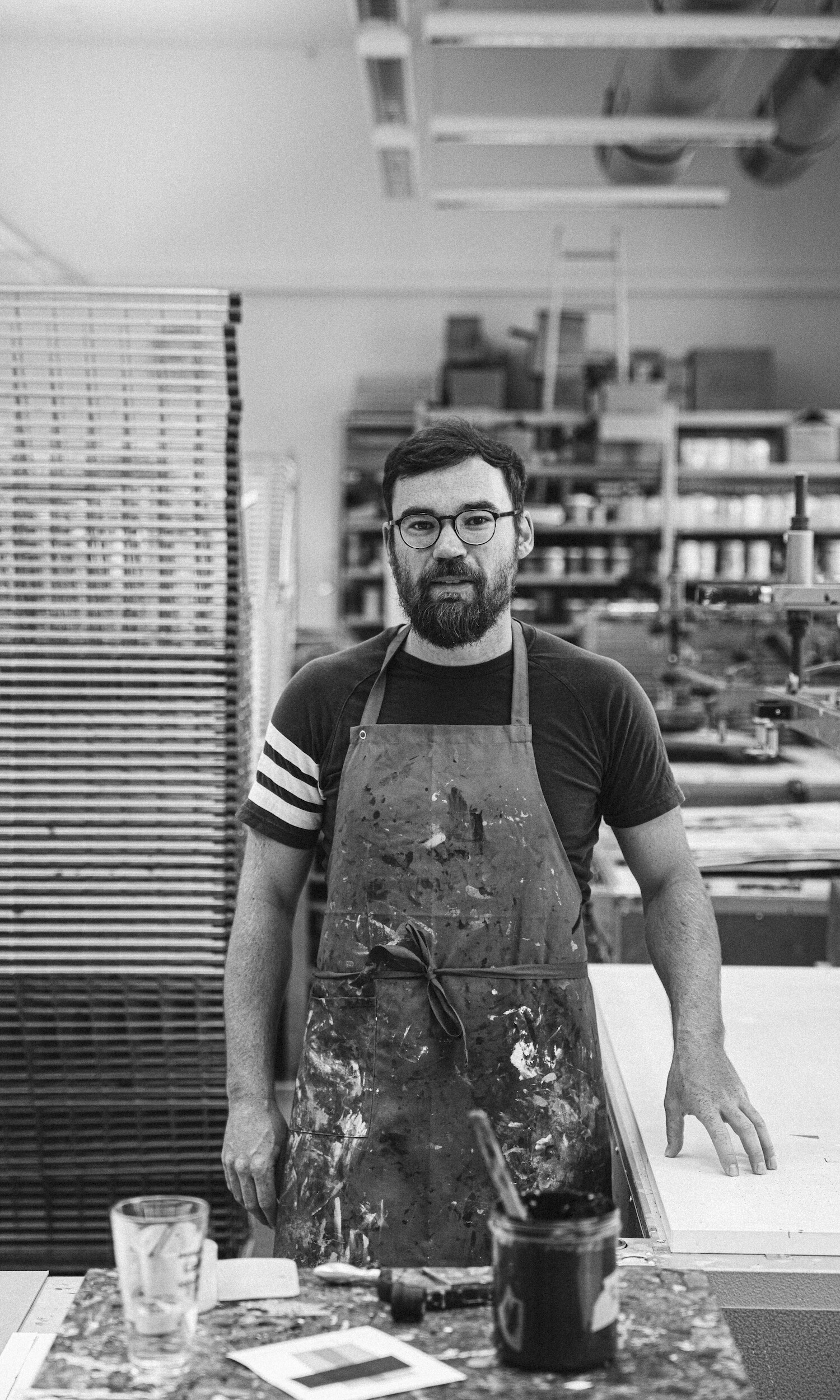 Foto von Falk Schwalbe, Visiting Professor of Visual Identities Kommunikationsdesign Folkwang