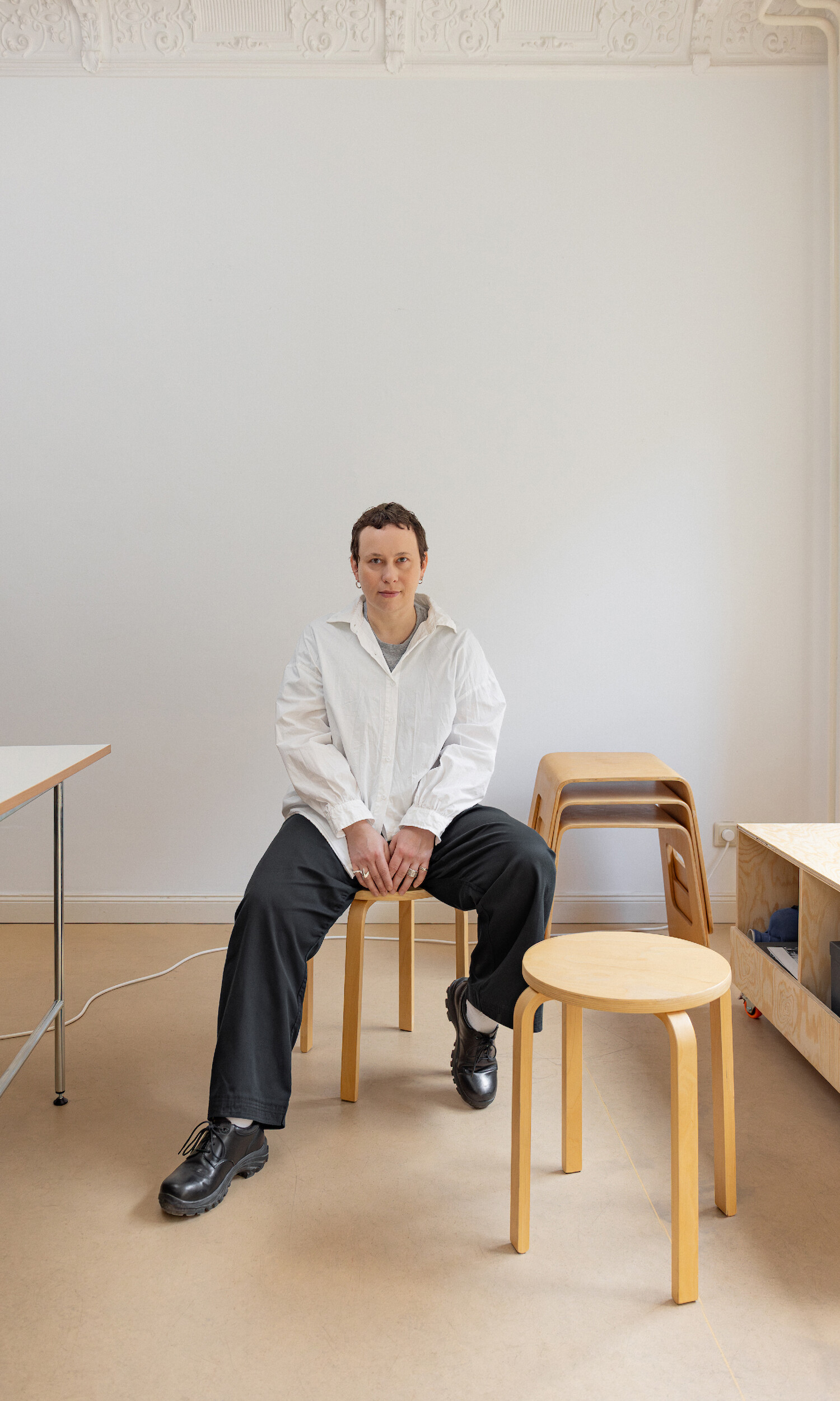 Foto von Anne Büttner, Gastprofessorin für Visuelle Identitäten Kommunikationsdesign Folkwang